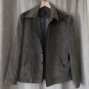 Vintage 80s Western Style Corduroy Oversized Blazer Jacket